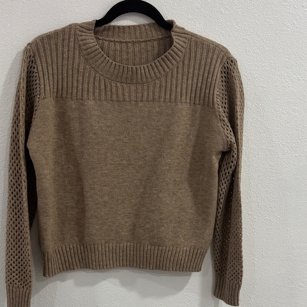 Cozy Brown Knit Sweater